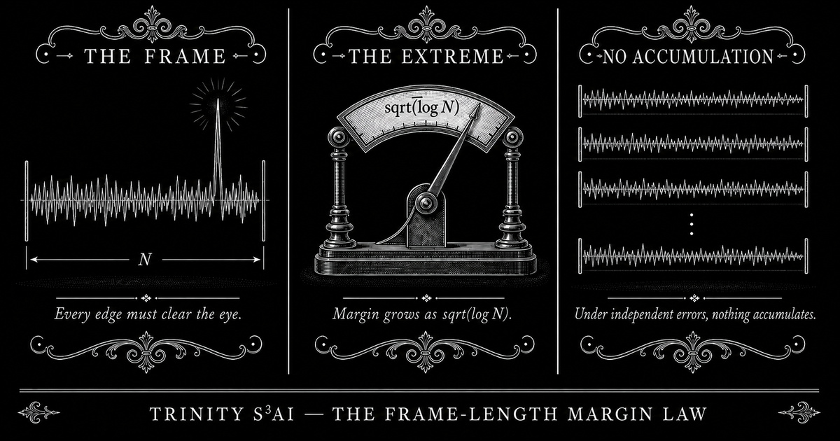 Three-panel engraved illustration for: Timing margin grows as the square root of a logarithm, and nothing accumulates