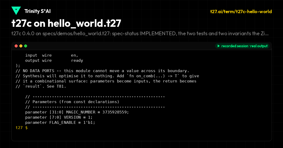 t27c on hello_world.t27