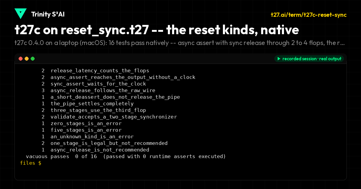 t27c on reset_sync.t27 -- the reset kinds, native